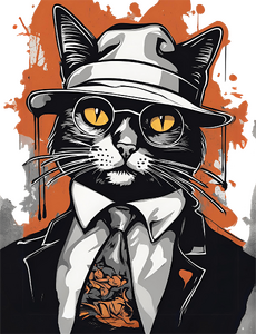 Elegant Mafia Cat_I